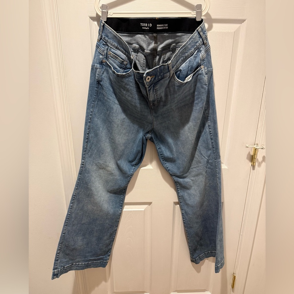 Torrid Bombshell High Rise Flare Jeans